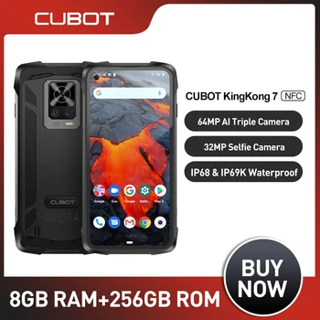 Cubot King Kong 7 Nepremočljiva Krepak Pametni telefon Android 11 8GB+128GB/256GB 6.36