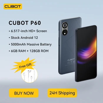 Cubot P60, Android Pametni telefon 2022, 6GB+128GB (256GB Razširjeno), Okta-Core, 6.517