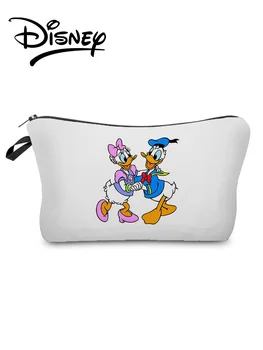 Disney Donald Duck Kozmetične Vrečke Vroče Prodaje Risanka Ličila Vrečko Visoka Kakovost Modnih Eko Večkratno Uporabo Vrečko Za Shranjevanje Dekle Zelo Candy Bag