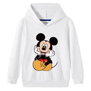 Disney otroška Hoodies Jeseni Risanka Mickey Hoodies Fantje Oblačila, Otroci Sweatshirts Dekleta Tiskanja Otroci Sweatshirts
