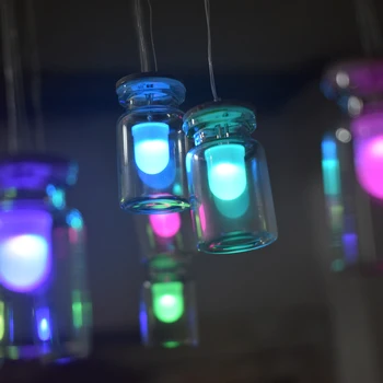DIY Elektronskih Komplet: Barvita LED Aurora Steklenici Lepe Lestenec Doma Dekoracijo DIY KIT