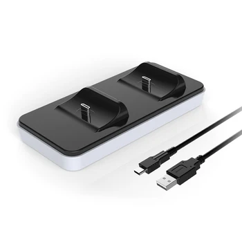 Dvojno Hiter Polnilec za PS5 Brezžični Krmilnik USB C Polnjenje Baze Dock za Sony PS5 Palčko Gamepad Nov Izdelek