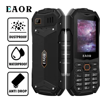 EAOR IP68 Vodotesen Telefon Slim Krepak Telefon Shockproof 2000mAh Dual SIM Tipkovnica Telefonov Funkcija Telefon Glare Baklo mobilni telefon