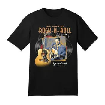 #Elvis-Presley Graceland T-shirt Moški Letnik Ponatis DA02436