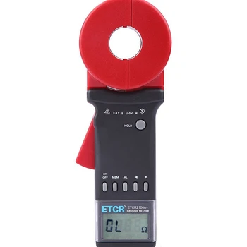 ETCR Digitalni Objemka Zemlji Odpornost Tester 32mm Visoko Natančnost, 0.01 do 200 ohm LCD Zanke Tal Merjenje Upornosti Merilnika