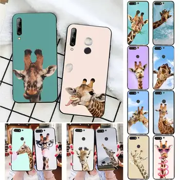 FHNBLJ Žirafe Srčkan Živali Primeru Telefon Za Huawei Honor 7A 7C 8x 8 9 10 20lite Fundas Coque za Čast 10i 20i Capa