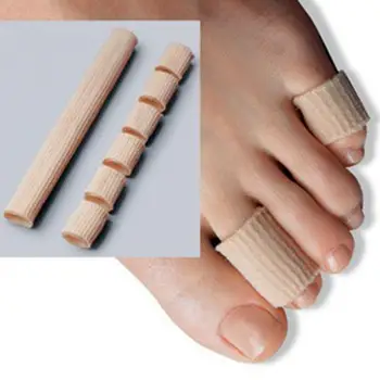 Fiber silikonski kaki Gel Toe Prst Zaščite za Nego Stopal Stopala Zdravje Izdelek za Nego Toe Patron #