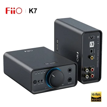 FiiO K7 Uravnoteženo HiFi Namizje DAC Slušalke Ojačevalnik AK4493S*2 XMOS XU208 PCM384kHz DSD256 USB/Optični/Koaksialni/RCA Vhod