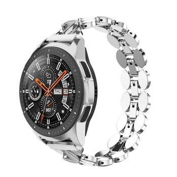 Fran-cxs1 iz Nerjavečega Jekla Watch Band za Samsung Galaxy Watch 42mm Zapestnica Manšeta Ženske Kovinski Trak za Galaxy Aktivna 2 40 mm