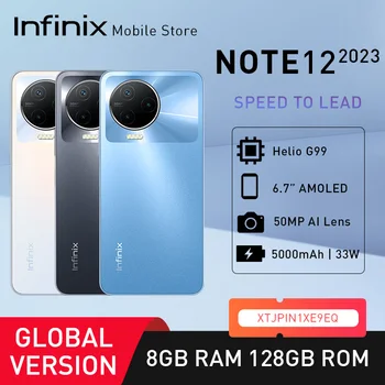 Globalna Različica Infinix Note12 2023 4G NFC Helio G99 8/128GB ZA 6,7