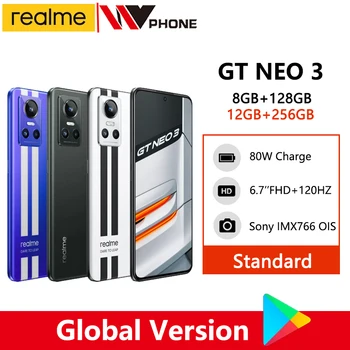 Globalna Različica realme GT NEO 3 5G Pametni Dimensity 8100 za 6,7