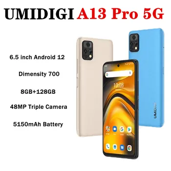Globalna različica UMIDIGI A13 Pro 5G Telefon Android 12 Pametni Dimensity 700 90Hz 6.5
