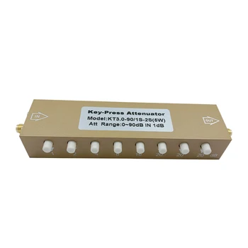 Gurs/n ključ nastavljiv signal attenuator 0-90db korak nastavljiv attenuator / RF nastavljive attenuator