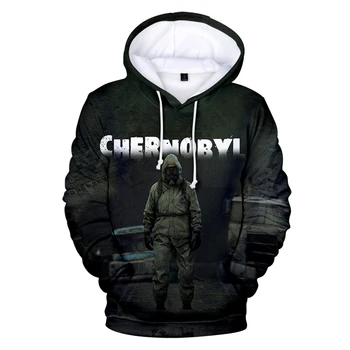 Hip Hop Modo Smešno Risanka Černobilu 3D tiskanih Hoodies Moški/Ženske Odraslih/Otrok, Priložnostne Sweatshirts Dolgimi Rokavi, Puloverji