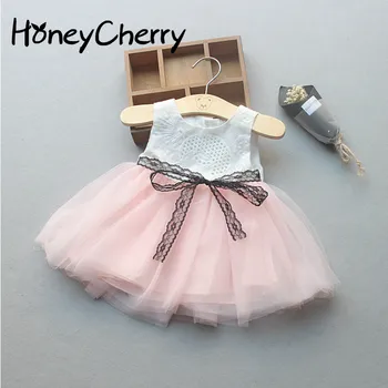 HoneyCherry Dekleta Oblačenja Otrok Princesa Poletje Obleko Dekleta Obleke Za Stranke In Poroka Baby Girl Obleke
