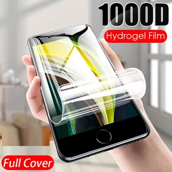 Hydrogel Film Zaščitnik Zaslon Za iPhone 7 8 Plus 6 6s se 2 2020 Mehko Zaščitno folijo iPhone X XR XS 11 Pro Max Ni Stekla