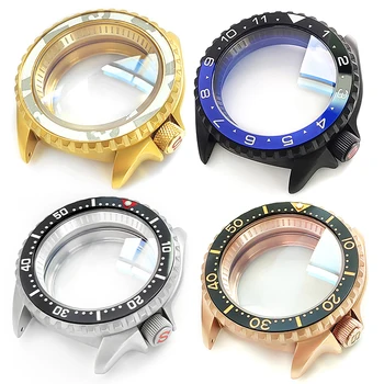 Iz nerjavečega Jekla Watch Primeru, Brušena Za Seiko Skx007 SRPD51 Fit NH35 36 Ploščo Vstavite Saphire kristalno Watch Deli