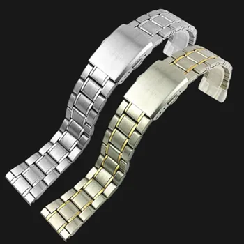 Iz nerjavečega Jekla Watchbands Silver 12 mm 14 mm 16 mm 18 mm 20 mm 22 mm Kovinski Watch Pasu Pasu Zapestne Ure Zapestnico In Orodje