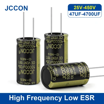 JCCON 5PCS Aluminija Elektronski Kondenzator 25V 35V 50V 63V 100V 160V 200V 250V 450V 470UF 680UF 1000UF UHigh Frekvenca Nizko ESR