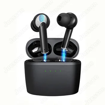 Juessen J8 ANC Bluetooth 5.2 Slušalke Brezžične Aktivni šumov, Slušalke HIFI Stereo 4-mic ENC Čepkov Globok Bas