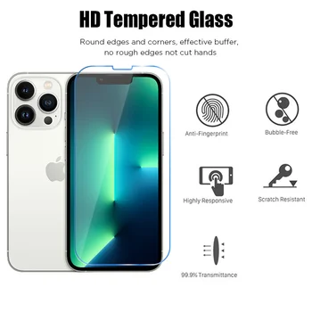 Kaljeno Steklo Za iPhone 11 12 13 Pro XS Max XR SE 2020 Zaščitnik Zaslon Za iPhone 8 6 7 Plus SE 5 5s zaščitno steklo