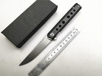 KESIWO KH33 D2 Folding nož iz Ogljikovih Vlaken ročaj Flipper EOS/survival/nož za kampiranje na prostem/lov/žepni nož