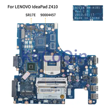 KoCoQin Prenosni računalnik z matično ploščo Za LENOVO IdeaPad Z410 14' palčni Mainboard 90004457 AILZA NM-A181 SR17E