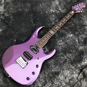 Kovinsko vijolična Musicman JP električna kitara najvišje kakovosti, John Petrucci podpis Kitaro