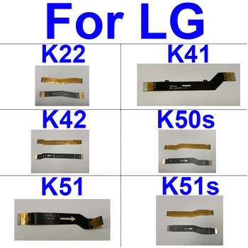 LCD-Zaslon Mainboard Flex Kabel Za LG K22 K41 K42 K50S K51 K51S K52 K92 5G Motherboard Priključek Flex Traku Nadomestni Deli