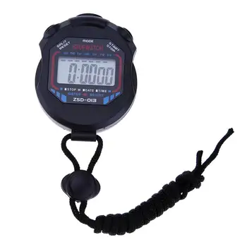 LCD Šport Štoparica Elektronski Digitalni Kronograf Števec, Števec Traku Šport na Prostem Usposabljanja Kronograf