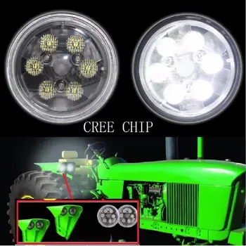 LED Luči Traktorja Krog Poplav Svetlobe CREE LED delovna Luč 12V za John Deere na traktor 4x4 Offroad, 4WD itd(2Pcs)