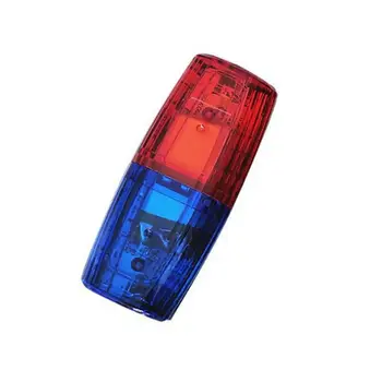 LED Rdeča Modra Ramenski Policija Svetlobe Posnetek z USB Polnjenjem Utripa Opozorilo Varnost Svetilko, Baklo Kolo Opozarjajo Svetlobo Kolo Svetlobe