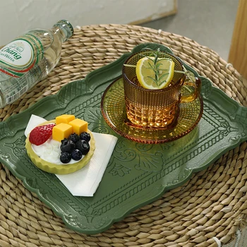 Les Sladico Plošče Cupcake Predelki za Shranjevanje Kruha, Posode Retro totemHome Dekoracijo Hrane Fotografski Aparat Krožnik