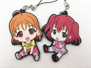 Ljubezen Živi Kotori Anime keychain Nico Rin Umi Maki Chika Riko Yoshi Kunikida Kanan Gume trak/telefon čar G00883