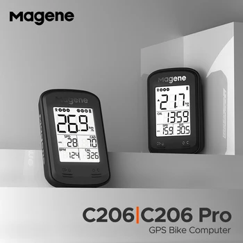 Magene C206 C206 Pro Kolesarski Računalnik Brezžični GPS merilnik Hitrosti, Kadence Senzor Nepremočljiva Cesto, MTB Kolo Bluetooth ANT prevožene poti