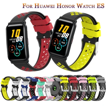 Mehke Silikonske Šport Zamenjava Dihanje Pasu Trak Za Huawei Honor Watch ES trak Za Čast ES Smart jermenčki dodatki