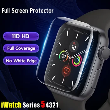 Mehko Film Za Apple watch screen protector 44 mm 40 mm 42mm 38 mm Polno Zajetje zaščitnik apple gledati serije 6 5 4 3 mp (Ni Stekla)