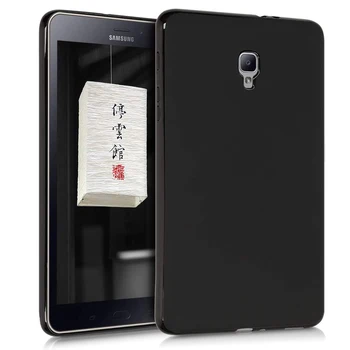 Mehko Silikonsko Ohišje Za Samsung Galaxy Tab S 8.4 10.5 2014 T700 T701 T705 T800 T801 T805 Prilagodljiv TPU Črno Lupino Zadnji Pokrovček