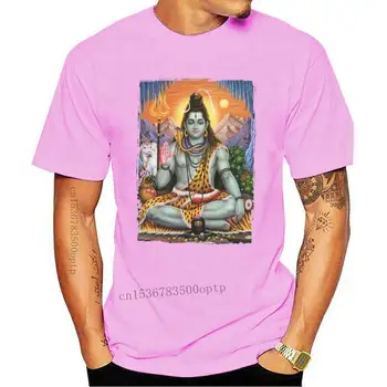 Mens oblačila Gospod Shiva Hinduizmu Vedic Meditacija Bog Duhovno Joga Moških Unisex Majica s kratkimi rokavi