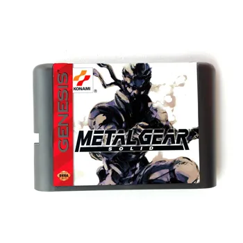Metal Gear Solid 16 bit MD Pomnilniško Kartico, Sega Mega Drive 2 za SEGA Genesis Megadrive