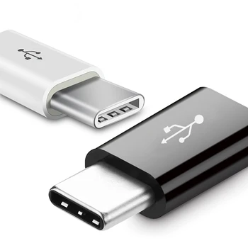 Micro USB ženski Tip C moški Kabel Tip-C Adapter za Polnilnik za Sinhronizacijo Podatkov Pretvornik za Xiaomi nexus 5x 6p huawei