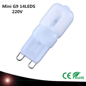 Mini 14 22 32 LED G9 Žarnica scenografija SMD2835 220v 240v 230v G9 LED Žarnice Visoke kakovosti Lestenec Svetlobe Nadomešča Halogensko Žarnico
