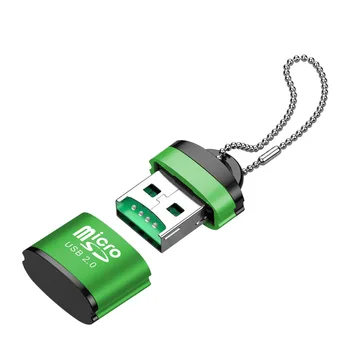 Mini High Speed USB 2.0, Card Reader TF Micro SD Memory Card Adapter Za Namizni Računalnik Prenosni računalnik prenosne Računalnike, Micro SD, USB kartuše