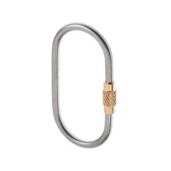 Mini Titanove Zlitine Carabiner O Obliko Zaklepanje Keychain Key Ring Orodje Majhne Prostem Orodja
