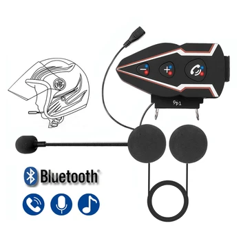 Motorno kolo Bluetooth 5.0 Brezžični Čelada Slušalke 2600mAh Baterija Prostoročno Klicanje Komplet Stereo Anti-Motnje Vodotesne Slušalke