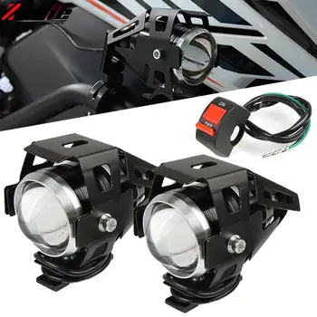 Motorno kolo Smerniki U5 LED Spotlighs Moto Pomožne Razsvetljave Za HONDA XLV 600 650 700 transalp craft NX 650 FMX 650 XRV650 TRX 300EX