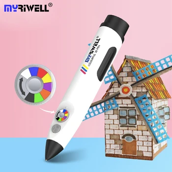 myriwell Original 3D Pero Najnovejšo Tehnologijo 3D Tiskanja Pero DIY Risba Svinčnik Igrače za Otroke Božično Darilo za Rojstni dan