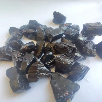 Naravni Črni Turmalin Kristalov Obsidian Gemstone Zbirateljskih Grobo Rock Mineralnih Vzorcu Zdravilni Kamen Doma Dekor