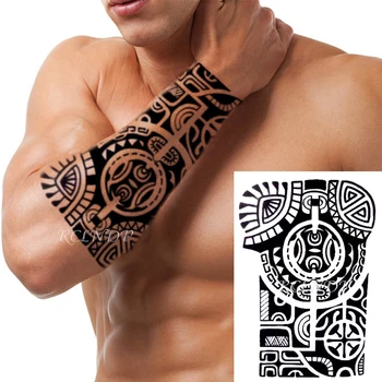 Nepremočljiva Začasni Tattoo Nalepke Joker Lobanje Črka Velika Velikost Body Art Flash Tattoo Ponaredek Tatto Nalepke za Dekle Moški Ženske