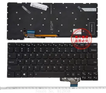 Nov Laptop NAS Tipkovnica, Osvetljen Lenovo K32-80 V730-13 V720-12 K22 K22-80 angleško Tipkovnico, z Osvetlitvijo